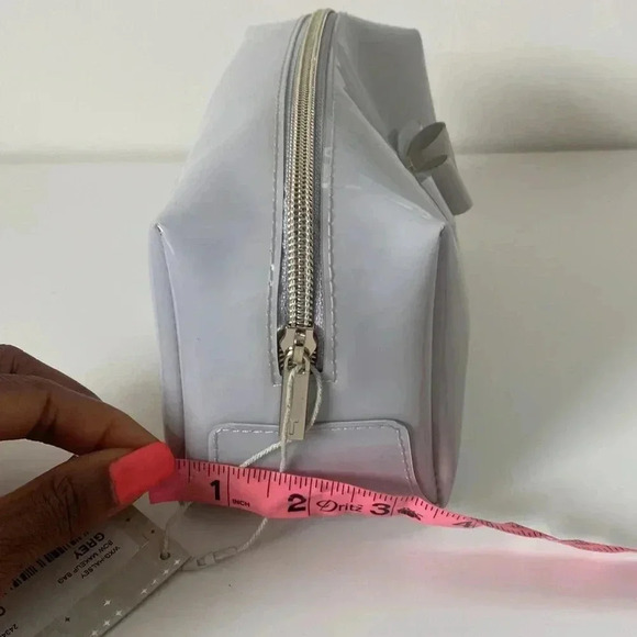 NWT Ted Baker Grey Bow Bag/Makeup Bag - Picture 16 of 16
